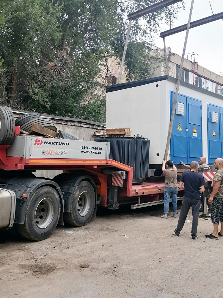 Подстанции в бетонном корпусе для перинатального центра в г. Донецке
