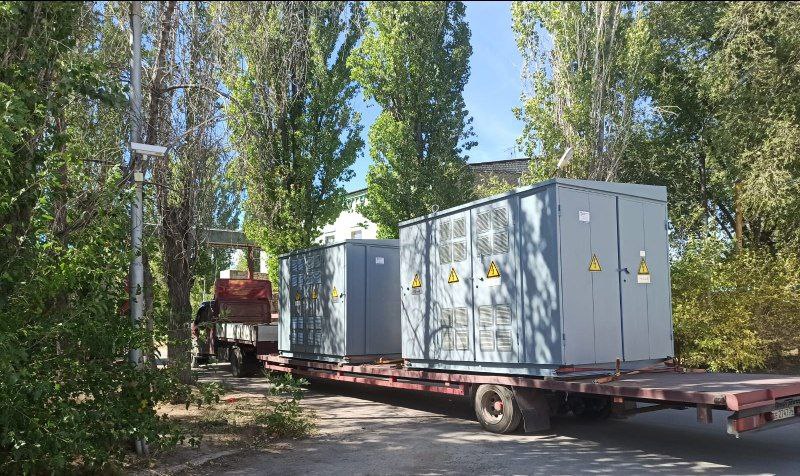 Две подстанции для бетонного завода в г. Донецке