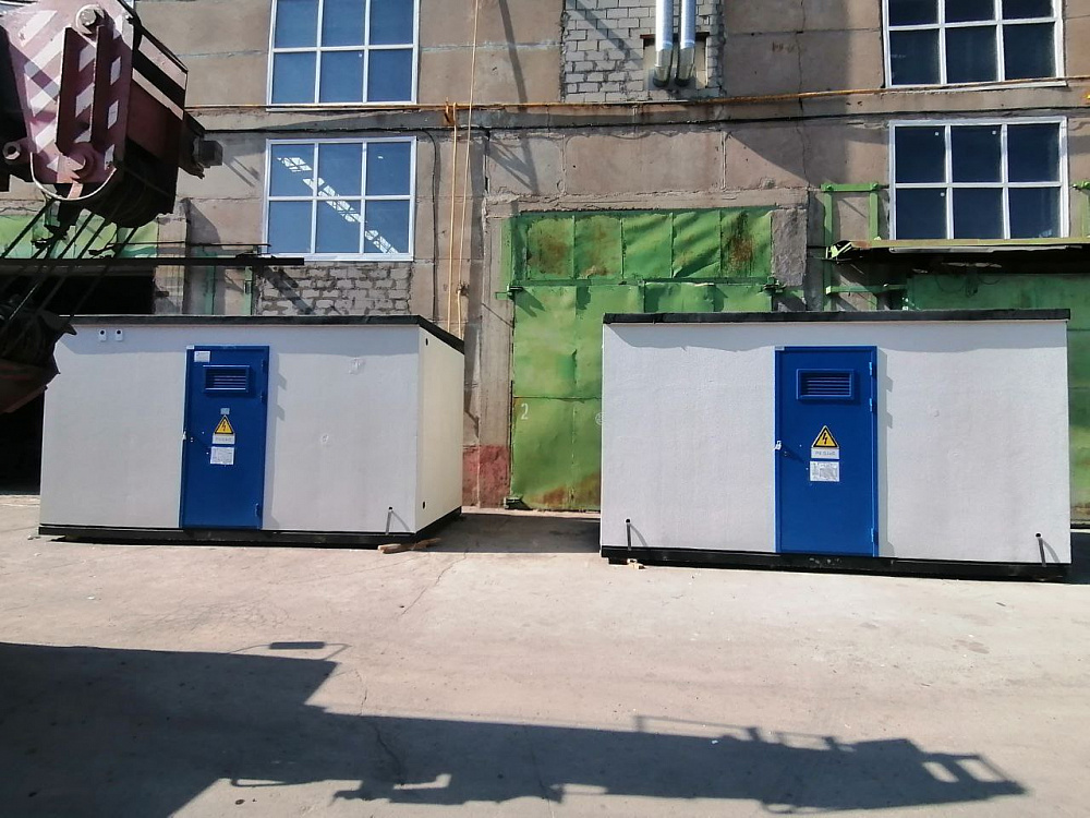 Подстанции в бетонном корпусе для перинатального центра в г. Донецке